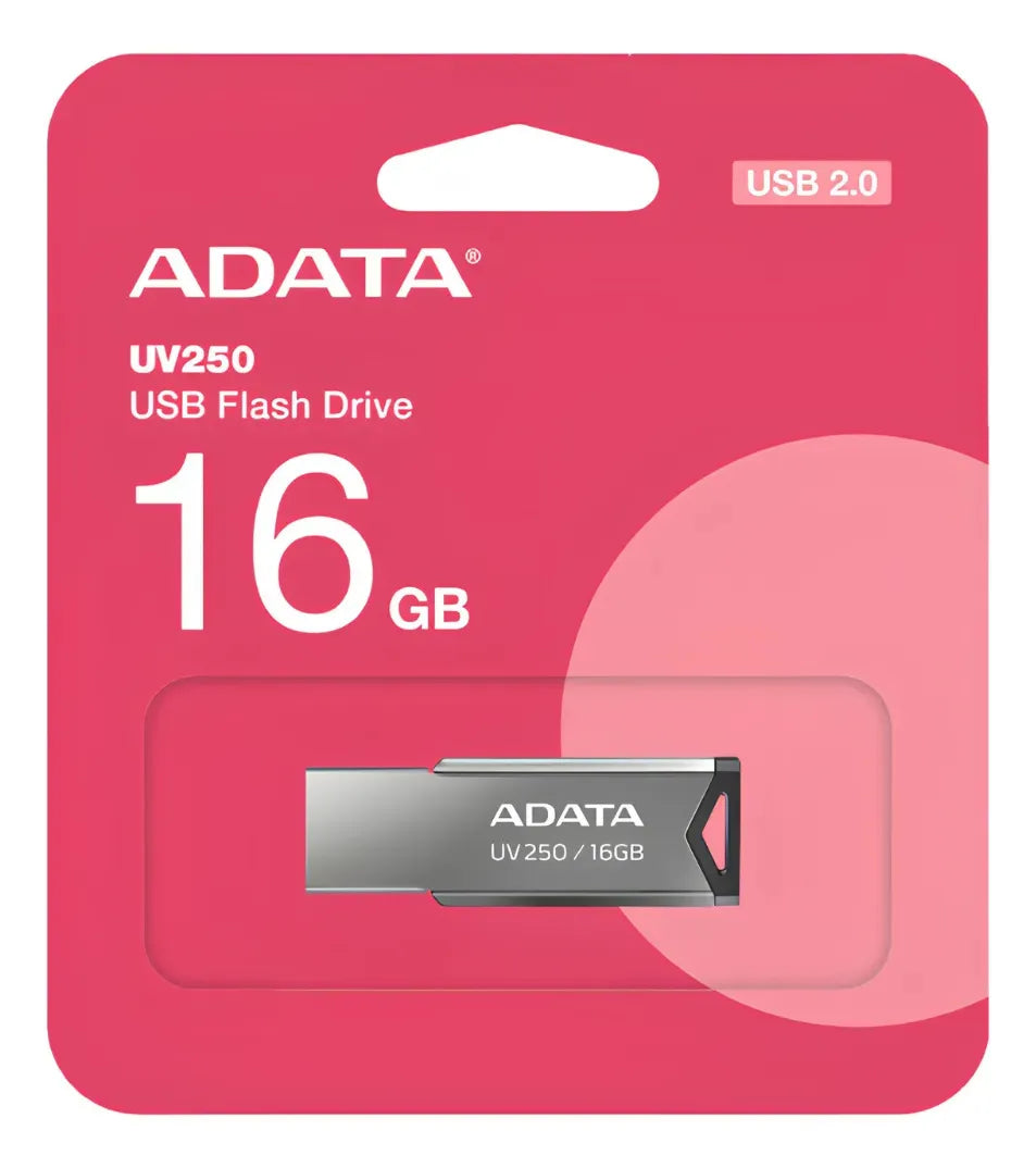 Kit 20 Memoria Usb 16 Gb Adata Uv250 Auv250-16g-rbk 2.0 Color Plateado Auv250