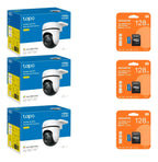Kit 3 Cámaras Exterior Tp-link Tapo C500 Wifi 128gb Memoria