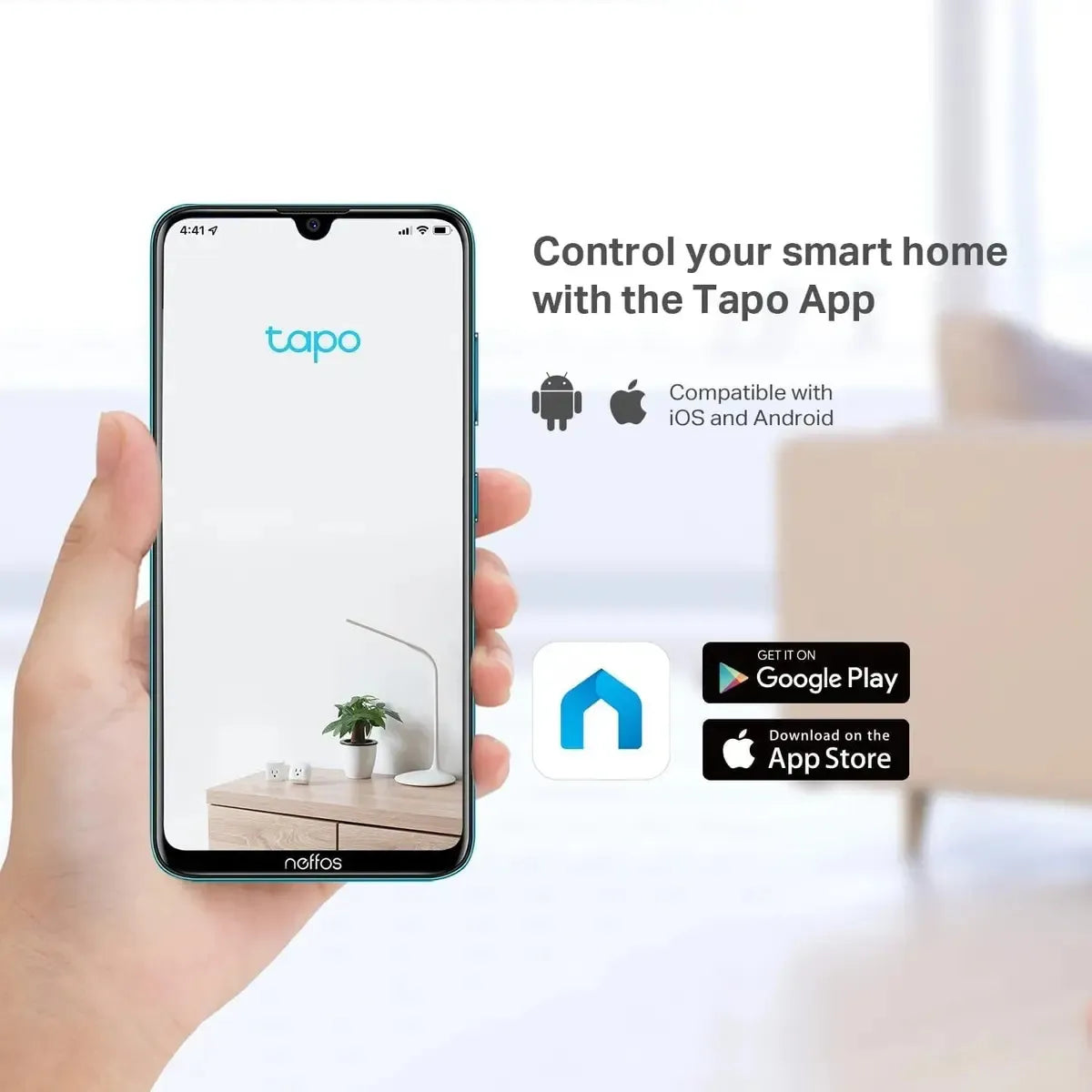 Camaras De Seguridad Tapo C200 Wifi + Micro Sd 64 Gb 4 Pack Blanco