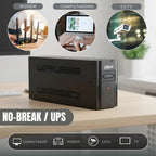 2 Nobreak Ups Dahua 600v 360w Regulador Bateria Dvr Cctv Pc