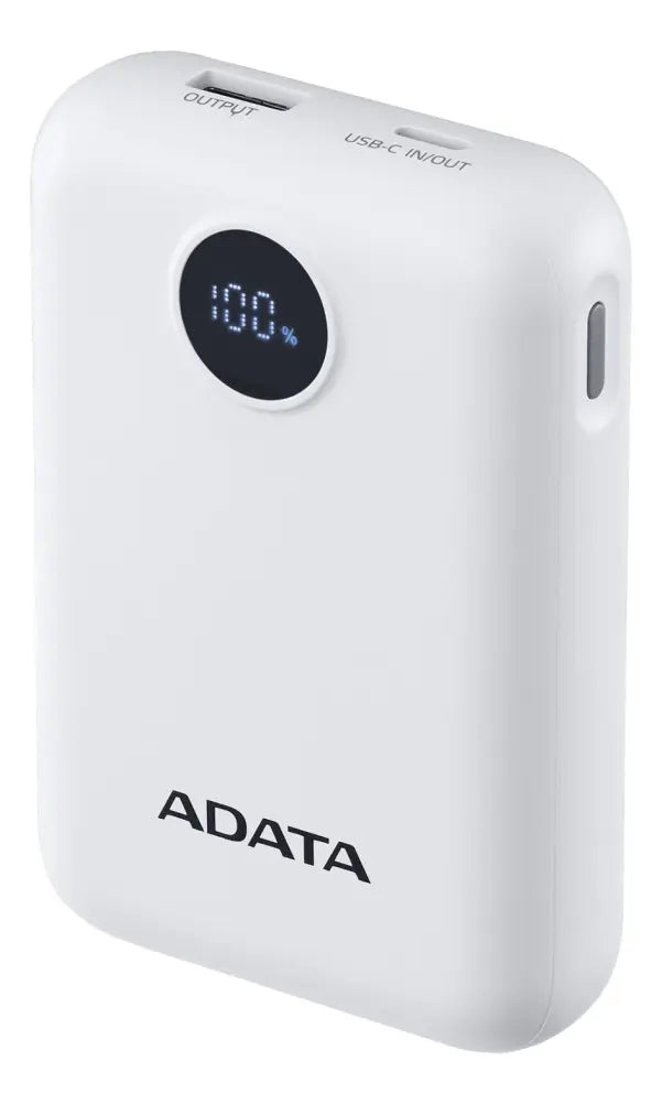 Cargador Portátil Adata Power Bank C10022 10.000mah Usb-c Blanco