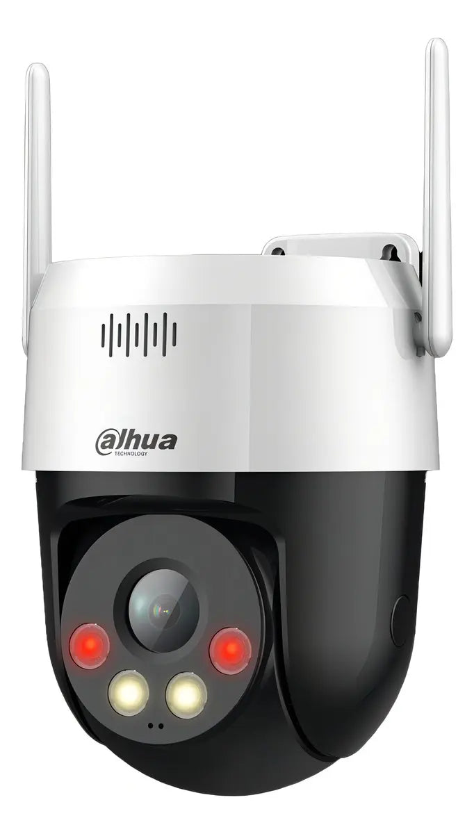 Dahua Cámara Pt Wifi Picoo-a59u-da Resolución 5mp Detección De Humanos Y Vehículos Por Ia Smart Dual Light Audio Bidireccional Protección Ip66 Ranuara Para Microsd Color Blanco