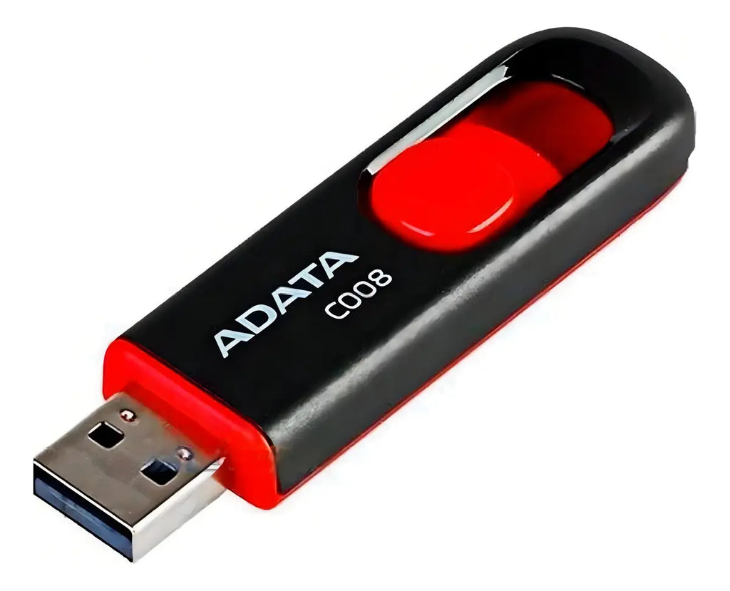 Adata C008 Pendrive Rojo Y Negro 16GB Con USB 2.0