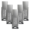 Kit 5 Memoria Usb Adata Auv250-16g-rbk 16gb Usb-a 2.0 Plata - Adata - TopNet - Foto 1