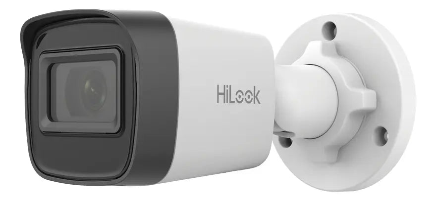 Kit 2 Camaras Ip Hikvision Línea Hilook Modelo Ipc-b121h Bala Ip 2 Megapixel (1080p) Para Exterior Ip67 / Poe/ H.265+ / Onvif Blanco