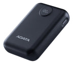 Cargador Adata C10022 Usb/usb-c Powerbank Con Cable Negro