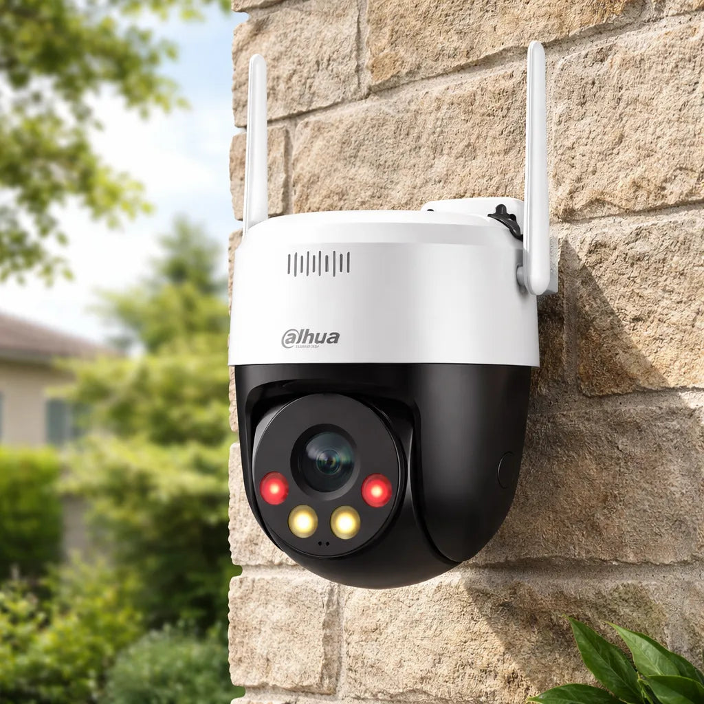 Kit 4 Cámaras Dahua 5mp Wifi Exterior 360 Audio Full Color
