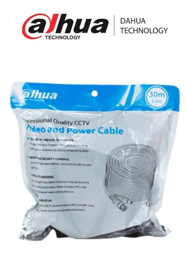 Dahua Dh-pfm942i-30-5 Cable Bnc Negro 30m 2 Conectores