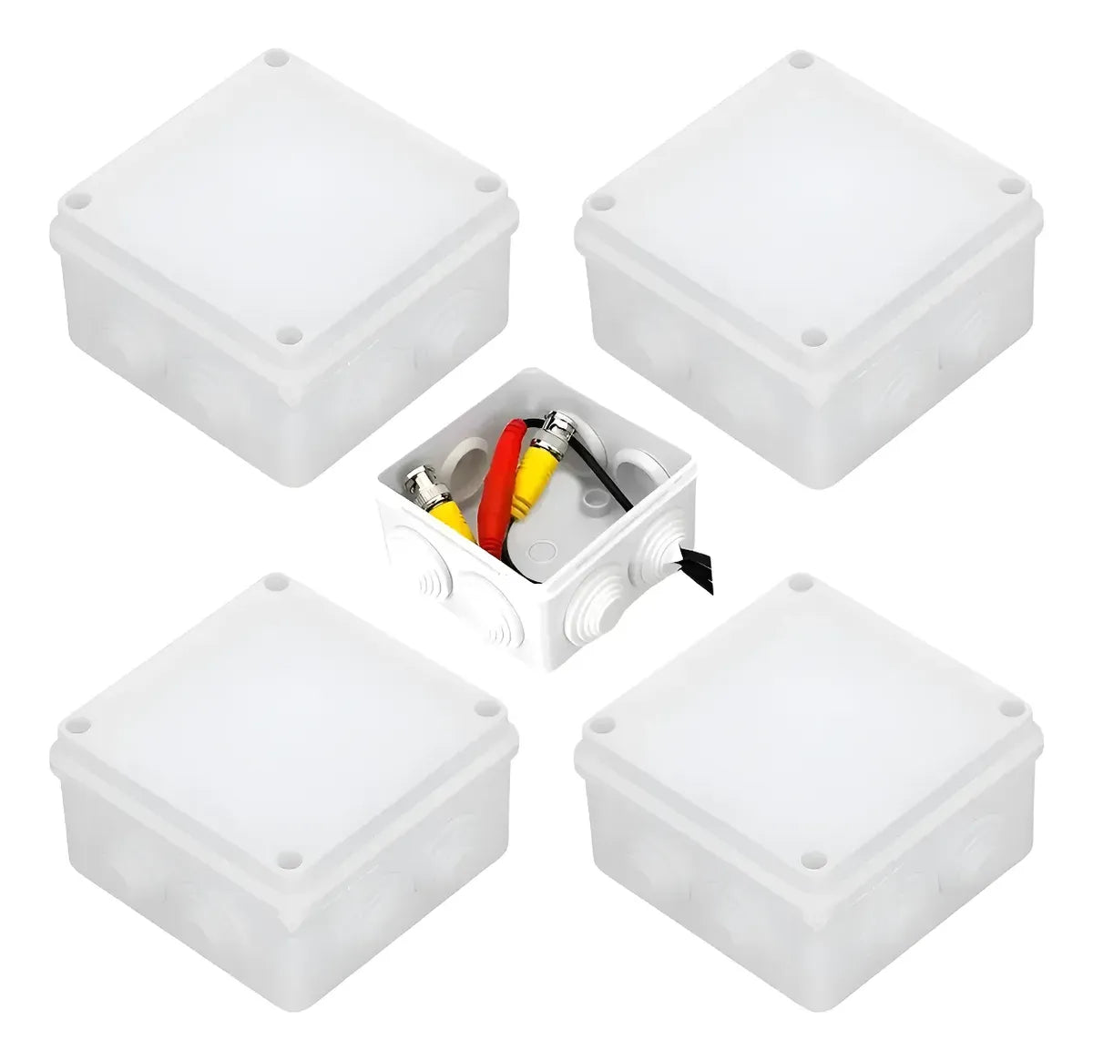 4 Cajas De Conexiones Saxxon Pb100 Cámaras Domo Bullet Ip55