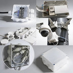 Caja De Conexiones Saxxon Pb100 P/ Cámaras Domo Bullet Ip55