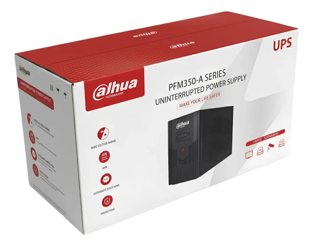 No Break Ups Dahua 600va 360w Regulador Bateria Dvr Cctv Pc