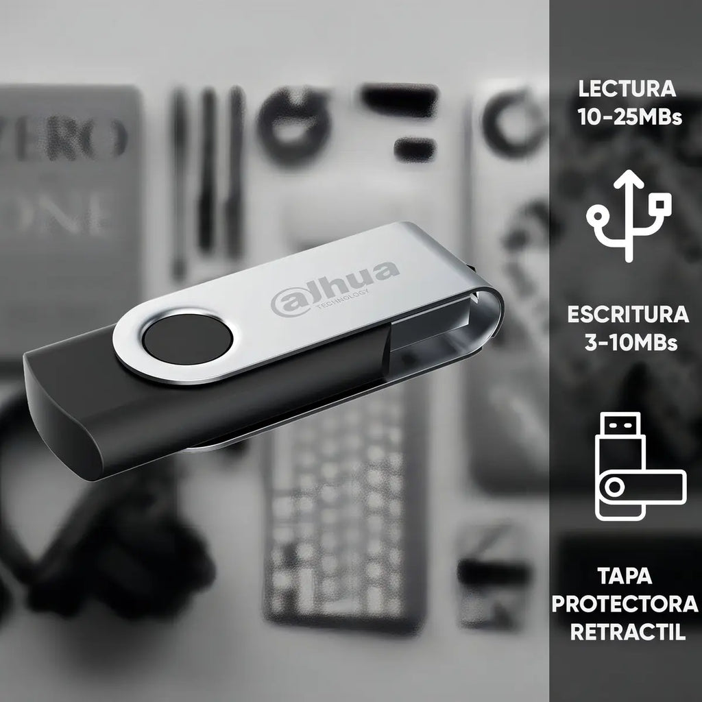 Pack De 20 Memorias Usb Dahua U116 De 32 Gb, Usb 2.0 Negro