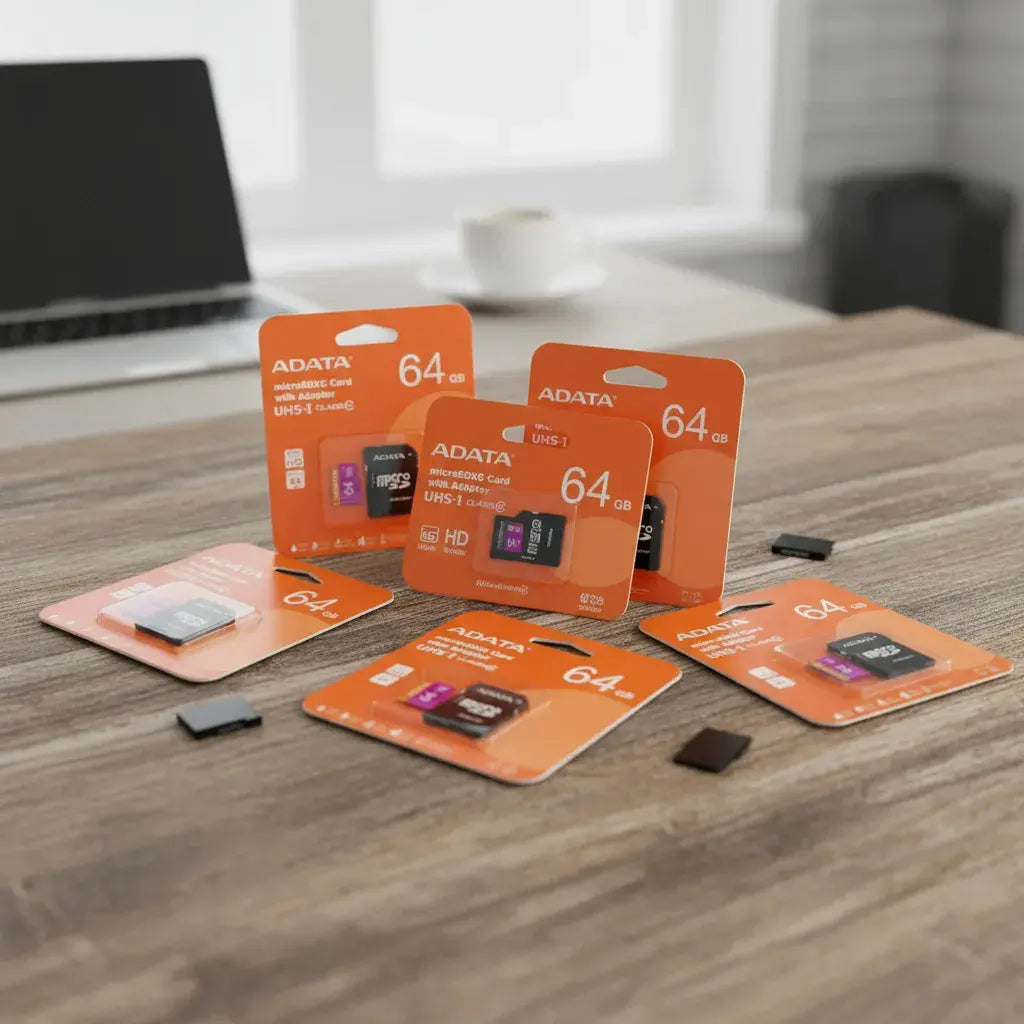 4 Tarjeta De Memoria Adata Ausdx64guicl10-ra1 Microsd 64 Gb