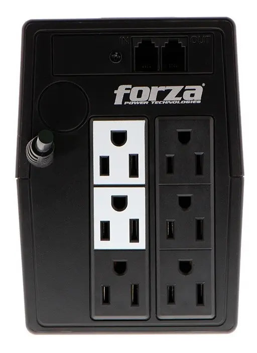 No Break Forza Nt-511 500va 250w 6 Contactos Hasta 18 Min Color Negro