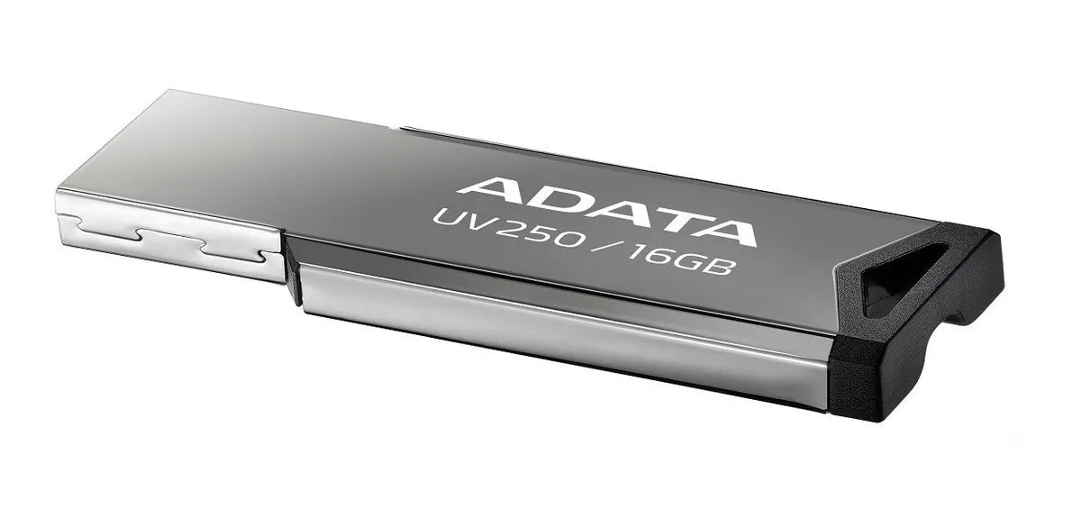 Memoria Usb Adata Uv250 Auv250-16g-rbk 16gb 2.0 Liso Plateado