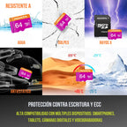 20 Tarjeta De Memoria Adata Ausdx64guicl10-ra1 Microsd 64 Gb