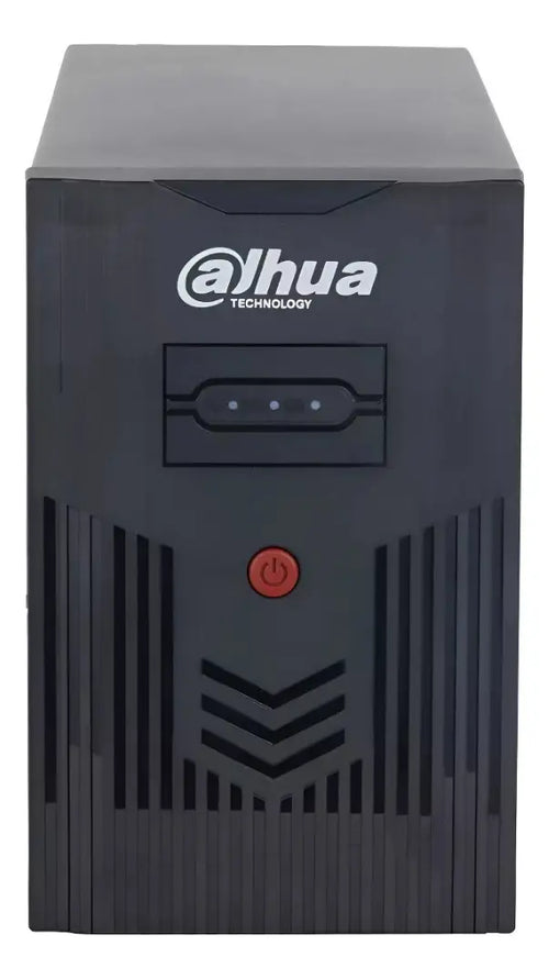 Dahua Regulador No Break 1200va 720w Dh-pfm350-720-a Ups De 4 Tomas Con Bateria Respaldo Color Negro.