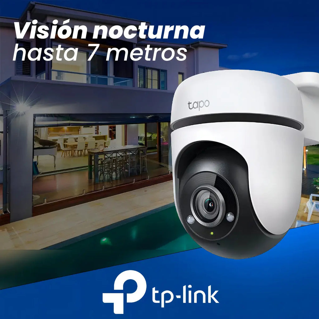 Kit 5 Pzas Tapo C500 Cámara De Seguridad Full Hd 360 Grados Color Blanco Protección Ip65 Visión Nocturna