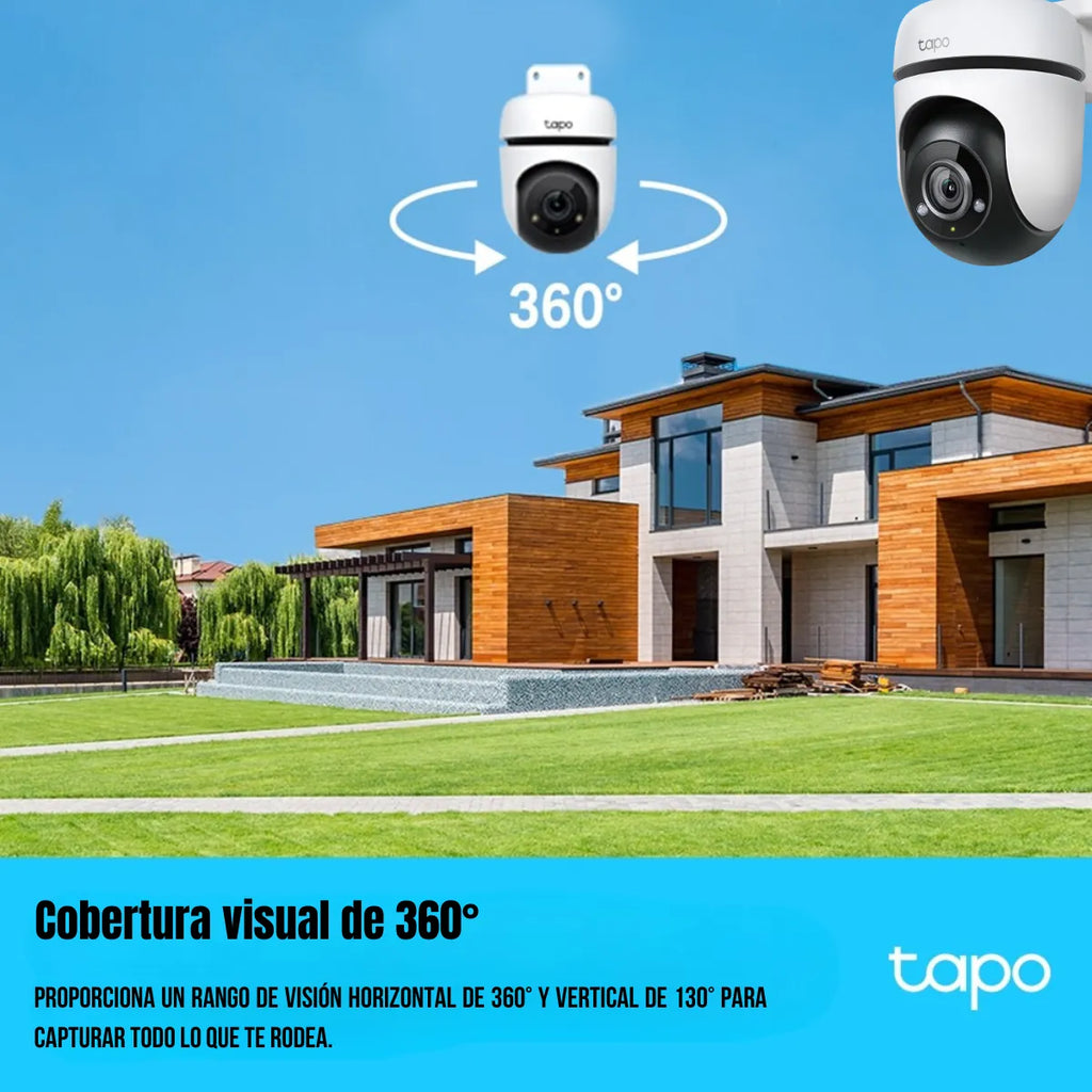 Cámara Exterior Tp-link Tapo C500 Wifi 360 + 32 Gb Micro Sd