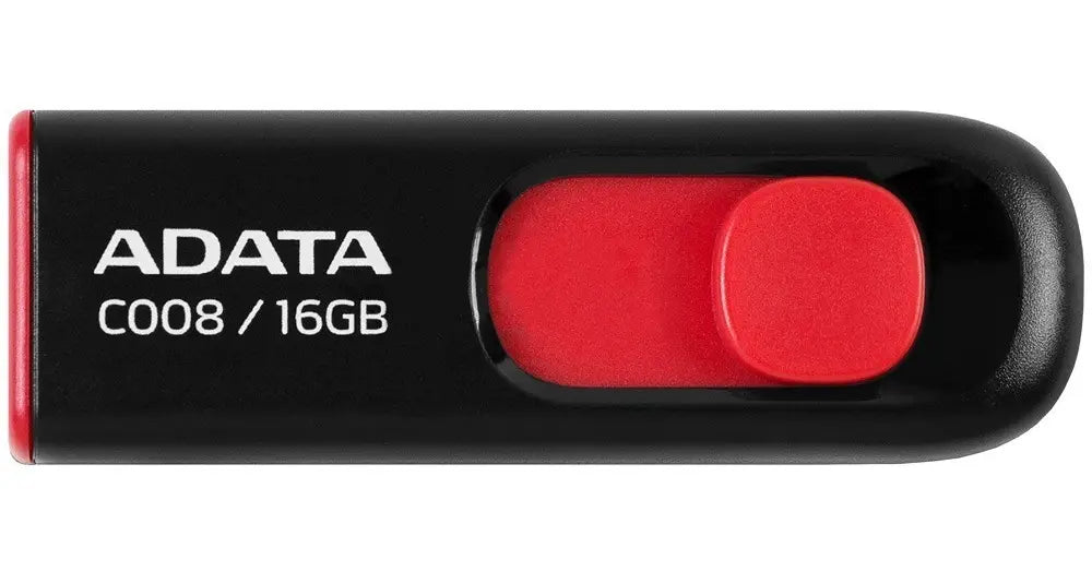 Kit De 100 Memorias Usb Adata C008 16gb 2.0 Ac008-16g-rkd Color Rojo Liso