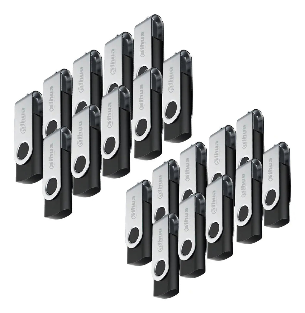 Pack De 20 Memorias Usb Dahua U116 De 32 Gb, Usb 2.0 Negro