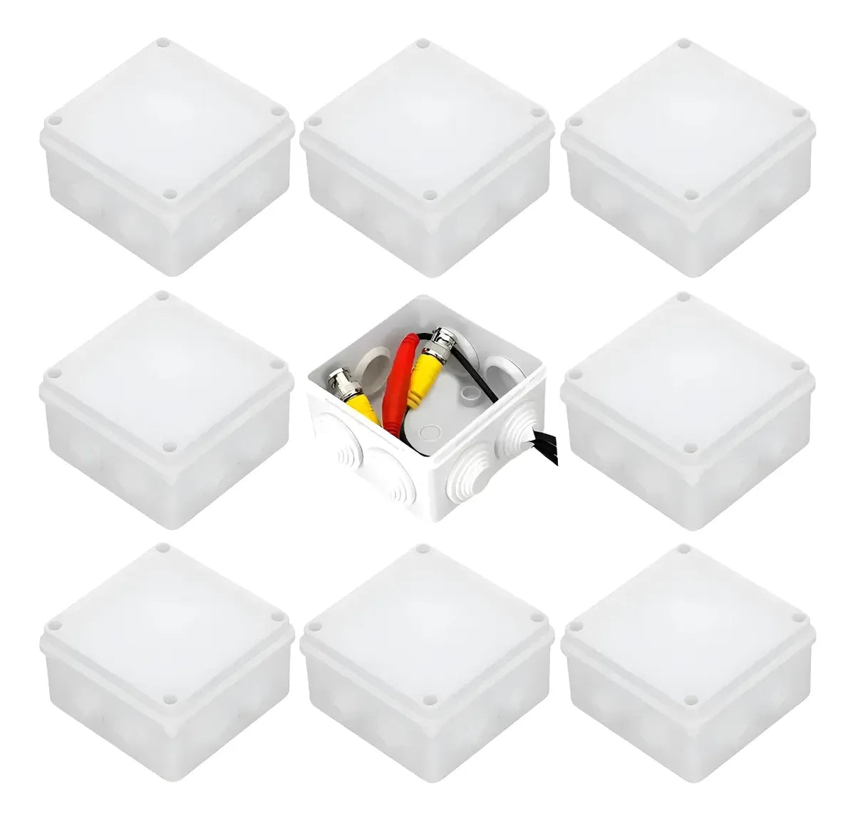 8 Cajas De Conexiones Saxxon Pb100 Cámaras Ip55 Exterior