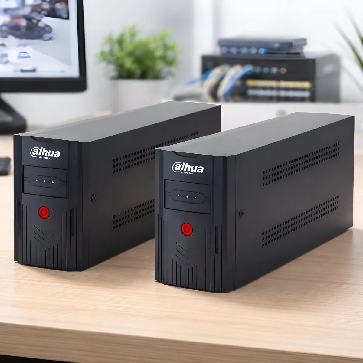2 Nobreak Ups Dahua 600v 360w Regulador Bateria Dvr Cctv Pc
