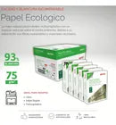 Papel Xerox Ecologic Blanco Tamaño Carta Caja Con 2500 Hojas