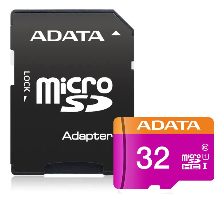 10 Tarjeta De Memoria Adata Ausdh32guicl10-ra1 Microsd 32 Gb