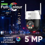 Dahua Cámara Pt Wifi Picoo-a59u-da Resolución 5mp Detección De Humanos Y Vehículos Por Ia Smart Dual Light Audio Bidireccional Protección Ip66 Ranuara Para Microsd Color Blanco