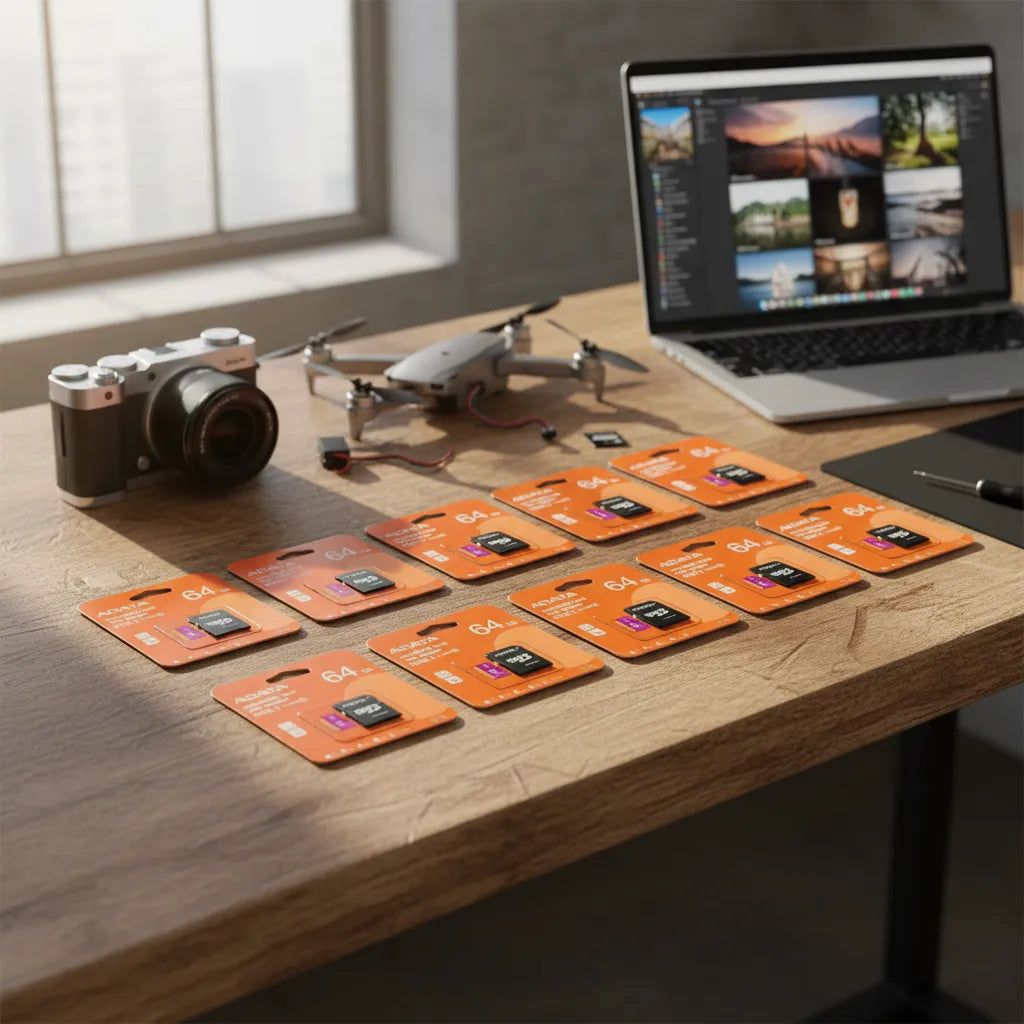 10 Tarjeta De Memoria Adata Ausdx64guicl10-ra1 Microsd 64 Gb