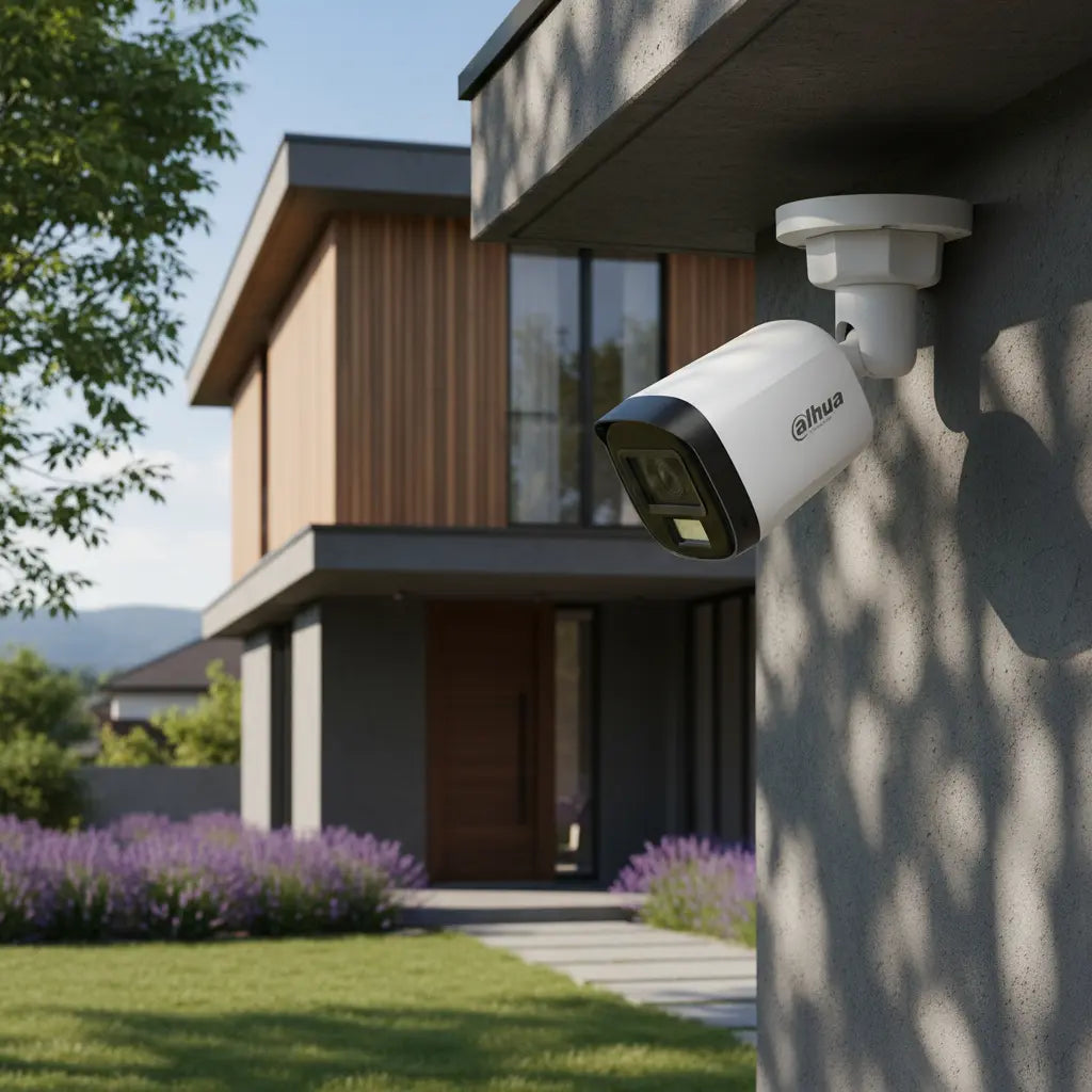Cámara Bala Dahua 2MP Con Micrófono Y Visión Nocturna De 30m Para Exterior IP67