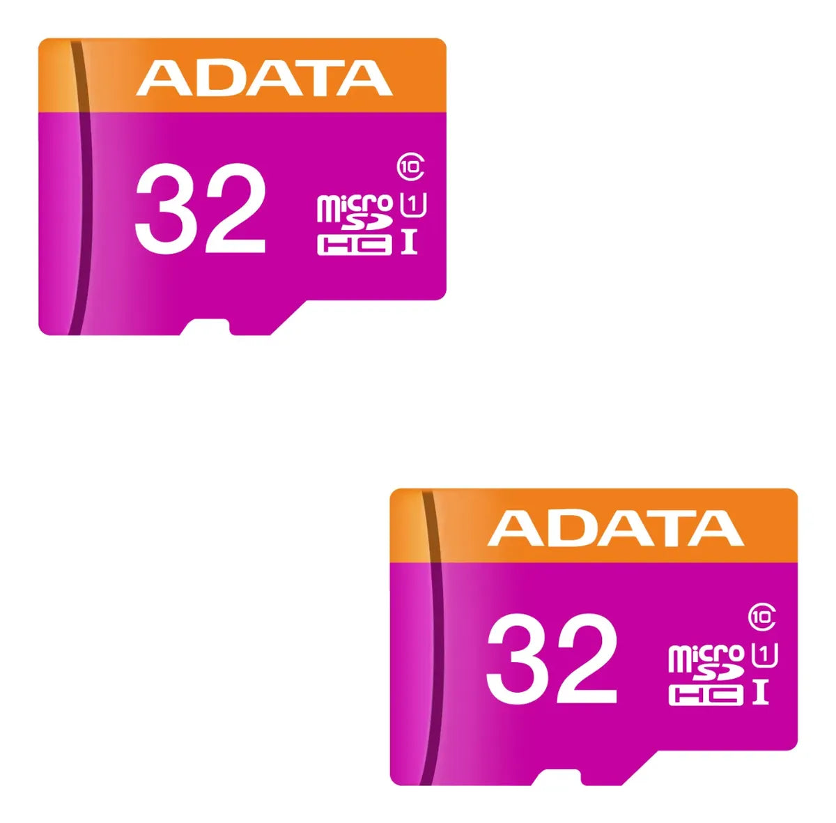 2 Tarjeta De Memoria Adata Ausdh32guicl10-ra1 Microsd 32 Gb