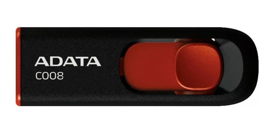 Kit De 20 Memorias Usb Adata C008 16gb 2.0 Ac008-16g-rkd Color Negro/rojo Liso