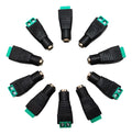 Dahua Conector Dc Hembra 2.1x5.5 Mm Para Cctv Y Led 10 Pieza Verde