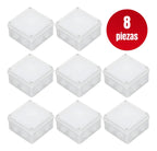 8 Cajas De Conexiones Saxxon Pb100 Cámaras Ip55 Exterior