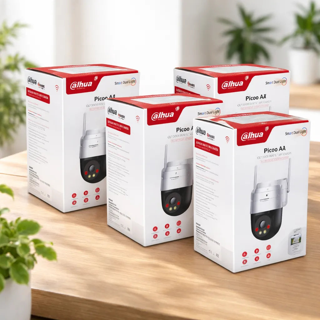 Kit 4 Cámaras Dahua 5mp Wifi Exterior 360 Audio Full Color