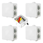 4 Cajas De Conexiones Saxxon Pb085 Estanca Ip66 Camaras Cctv