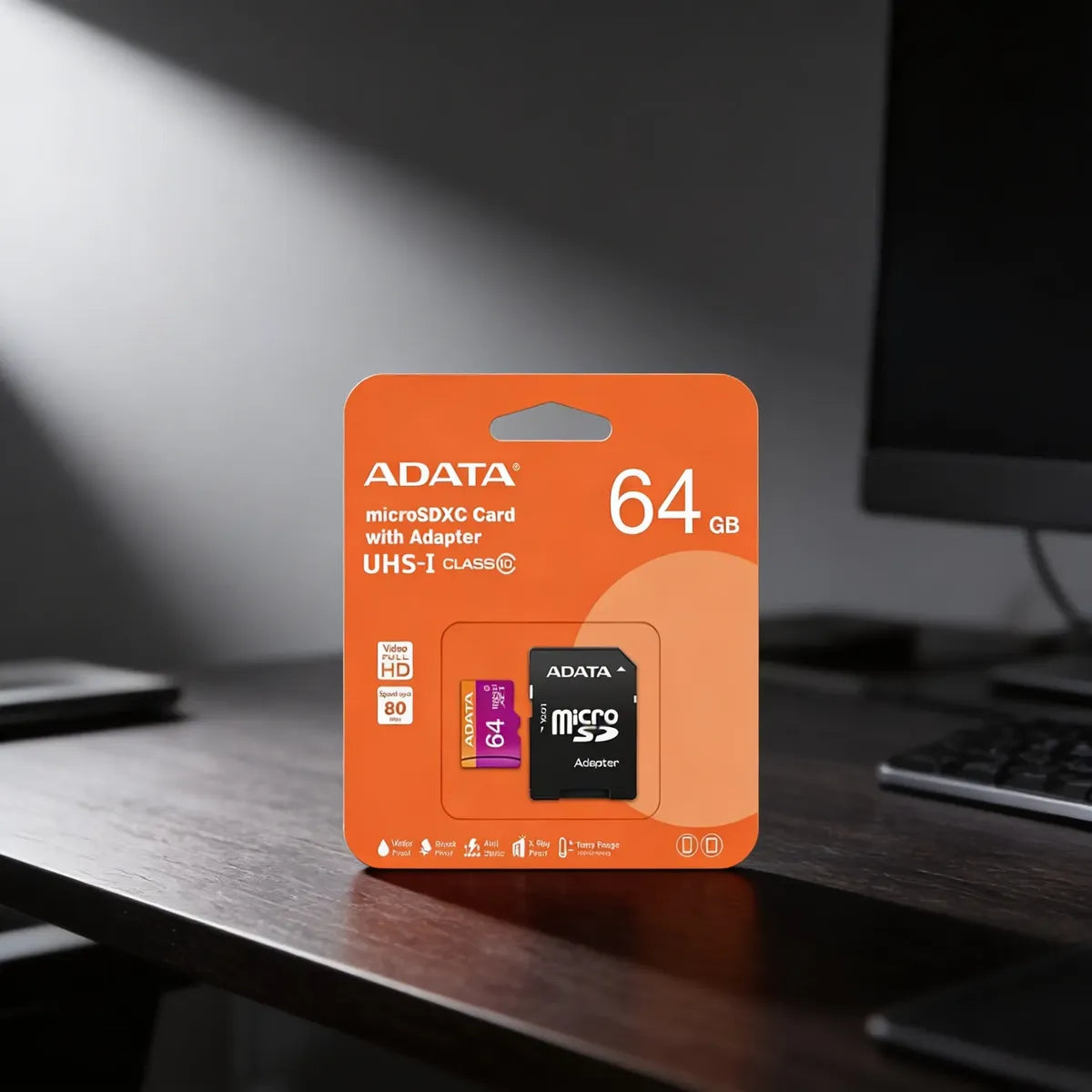 Tarjeta De Memoria Adata Ausdx64guicl10-ra1 Microsd 64 Gb