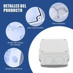 8 Cajas Gabinete Estanco Para Camaras Cctv 10x10x5 Cm