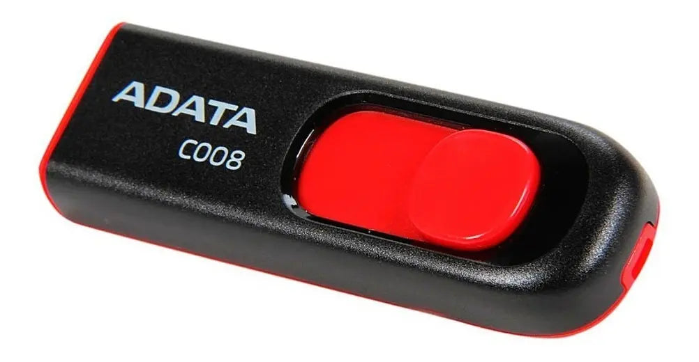 Kit De 20 Memorias Usb Adata C008 16gb 2.0 Ac008-16g-rkd Color Negro/rojo Liso