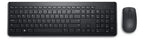 Kit Teclado Y Mouse Inalámbrico Dell KM3322W Español USB Negro