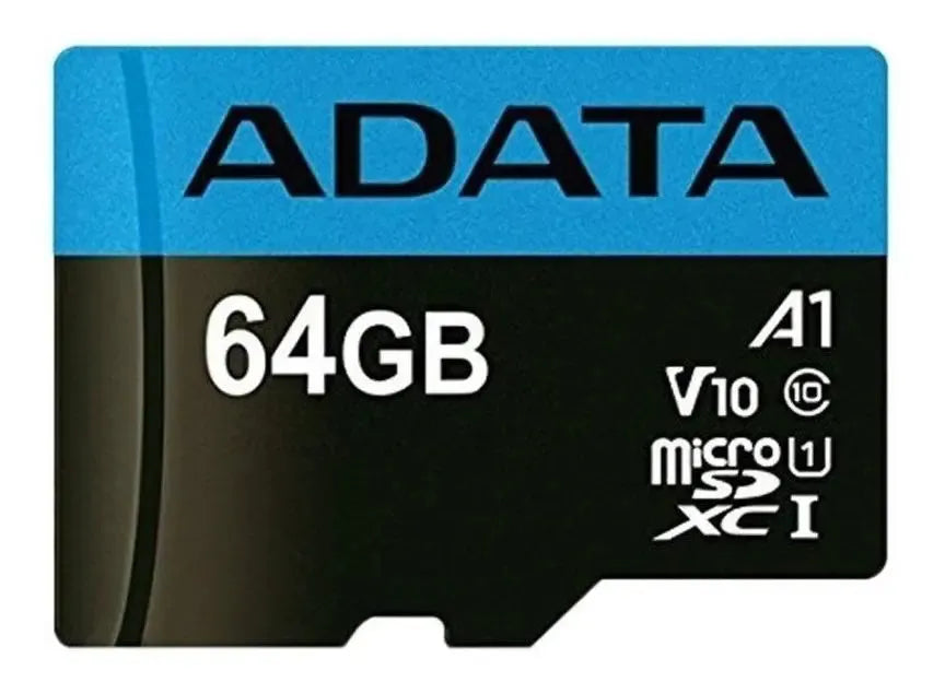 Tarjeta De Memoria Adata AUSDX64GUICL10-RA1 Premier Con Adaptador SD 64GB