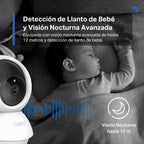 Camaras De Seguridad Tapo C200 Wifi + Micro Sd 64 Gb 4 Pack Blanco