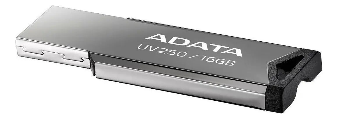 Kit 10 Memoria USB Adata UV250 AUV250-16G-RBK 16GB 2.0 Liso Plateado