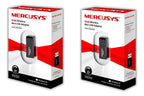Adaptador Wifi Usb Mercusys Mw300um 300mbps 2 Piezas