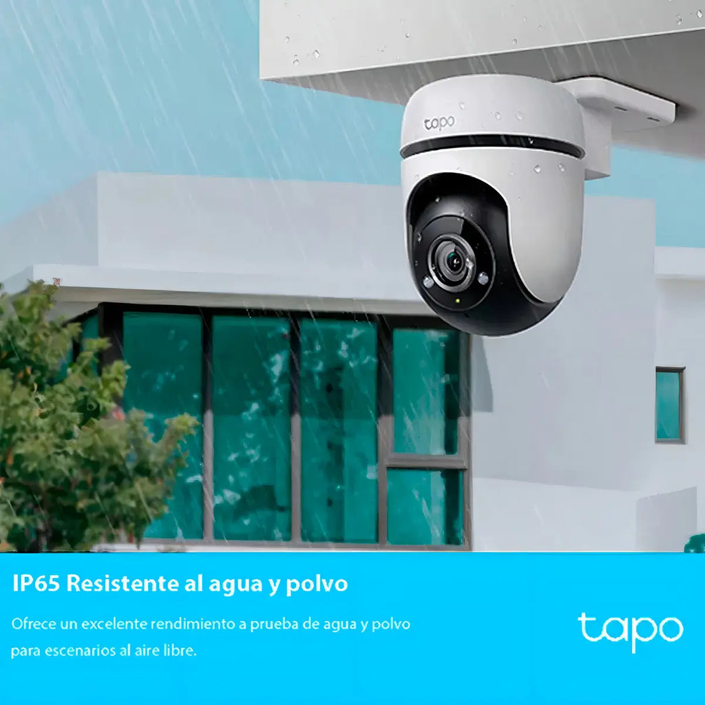 Kit 5 Pzas Tapo C500 Cámara De Seguridad Full Hd 360 Grados Color Blanco Protección Ip65 Visión Nocturna