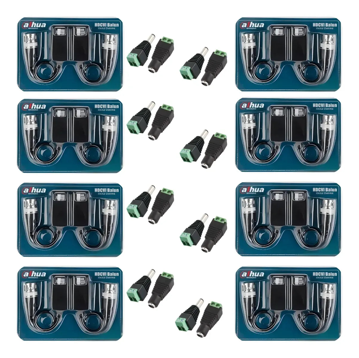 Kit 8 Transceptores Balun Dahua Dh-pfm800-e Cctv 1 A 5mp