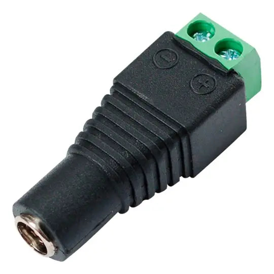 10 Conectores Epcom Jr-53 Hembra Tipo Jack 3.5mm Polarizado De 12v Cctv