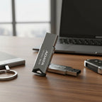 Kit 2 Pieza Memoria Usb 16gb Adata Uv250 Llavero Pc Mac Auto